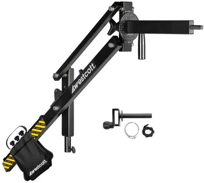 Krah boomi Westcott Easy Boom, krah zgjatues 14", rrotullim 360°, i zi