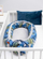 Fole bebe Sensillo Velvet Nest, 80x45cm, kadife dhe pambuk, blu