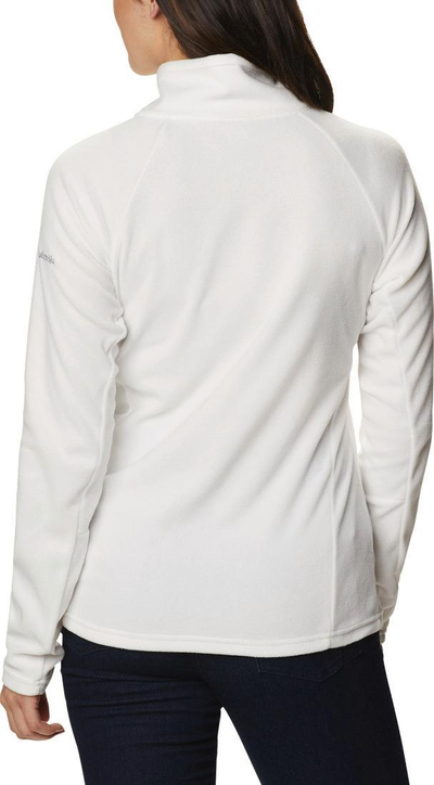Bluzë polar Columbia Glacial IV Half Zip, për goca, me gjysmë zinxhir, e bardhë