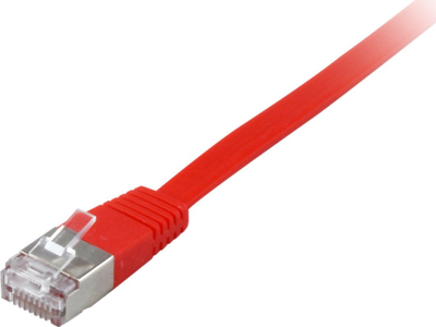 Kabllo rrjeti Equip Patch Cat6A U/FTP, 3m, flat LSZH, e kuqe