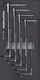 Set me çelësa Kraftwerk T-handle 105.301.027, 9 copë, 20 x 40