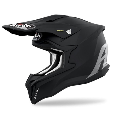 Helmetë motocross Airoh Strycker Color Carbon, karbon, madhësia XL, e zezë