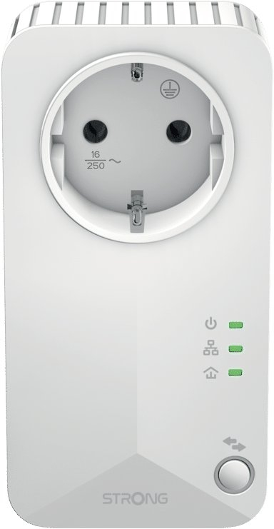 Kit powerline STRONG Powerline 600, 600 Mbit/s, HomePlug AV, i bardhë