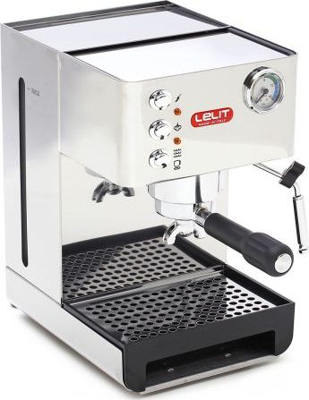 Makina espresso Lelit Anna PL41EM, kazan prej bronxi, trup inox, ngjyrë argjend