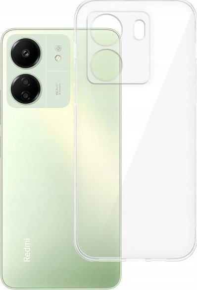 Mbajtëse telefoni Tech-Protect FlexAir+ për Xiaomi Redmi 13C edhe Poco C65, transparente