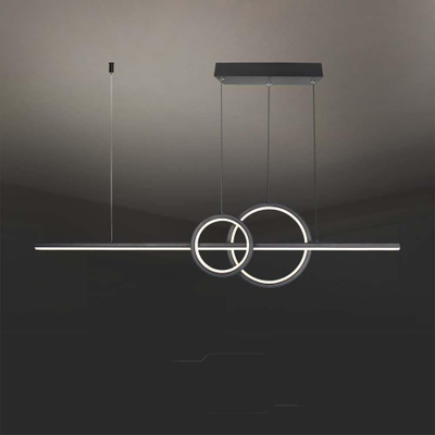 Llambadar varëse V-TAC VT-7767 LED, 17W, 4000K, i zi