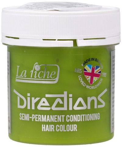 Bojë flokësh La Riche Directions Fluorescent Lime, gjysmë e përhershme, 100 ml, jeshile neon