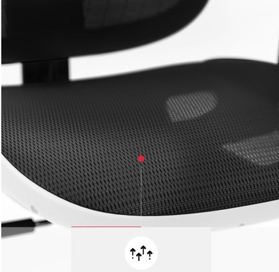 Karrige zyre Diablo Chairs V-Basic, ergonomike, e bardhë e zezë