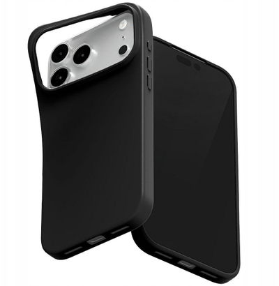 Futrollë Mercury për iPhone 17 Pro Max, silikon i butë, e zezë