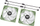 Ftohës ujor AIO Thermaltake TH280 V2 ARGB Sync, radiator 280mm, 2 ventilatorë 140mm, jeshile me të bardhë