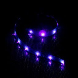 ЛЕД лента Lamptron FlexLight Professional, 24 ЛЕД, УВ, виолетова