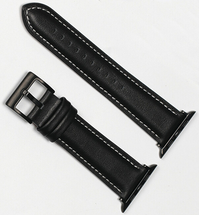 Rrip për orë të mençur 4wrist Apple Watch, 42/44/45 mm, i zi