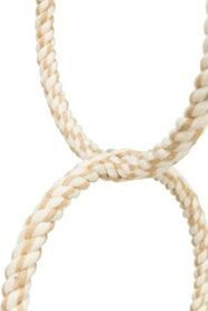 Lodër për zogj Trixie Rope Rings, pambuk, diametër 16 cm