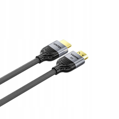 Kabllo HDMI Unitek LUX OPLOT 2.1, 10m, 8K, e zezë