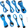 Set kabllosh CableMod RT-Series Pro ModMesh 12VHPWR, për ASUS Seasonic Phanteks, blu e çeltë