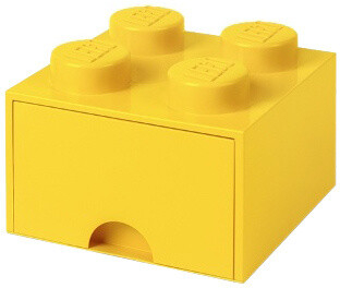 LEGO кутија, со фиока, small (4), жолта
