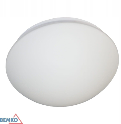 Plafonierë tavani Bemko TAZAN, sensor mikrovallë, 1x60W E27, IP44, e bardhë