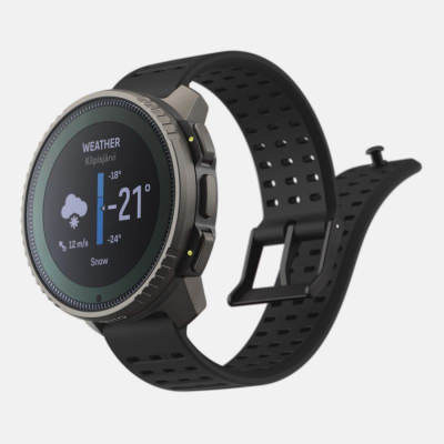 Ora sportive Suunto Vertical Titanium Solar, GPS, 100m rezistente ndaj ujit, e zezë