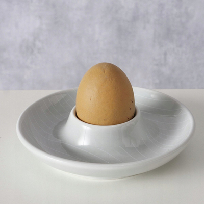 Mbajtëse vezësh Boltze Bergen, porcelan, gri