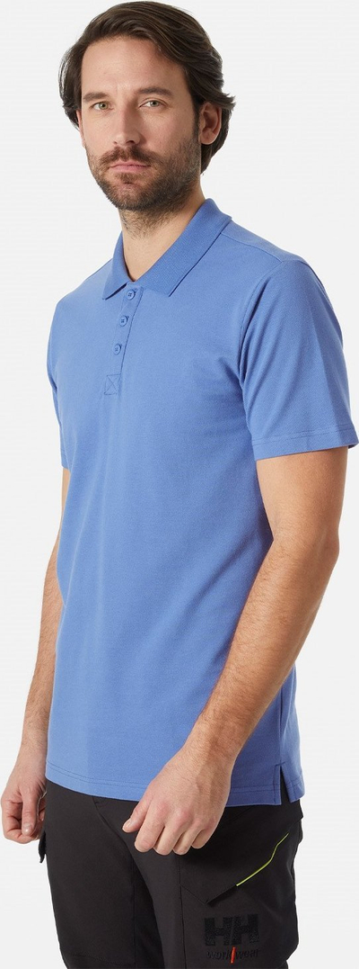 Bluzë polo Helly Hansen Classic, pambuk 100%, për burra L, blu