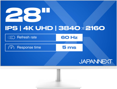 Monitor JapanNext 4K UHD, 28", LED, i zi