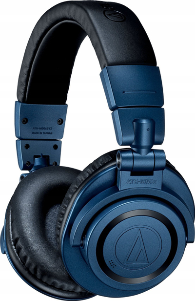 Kufje mbi vesh Audio Technica ATH-M50XBT2 DS, wireless, Bluetooth, blu e errët Deep Sea