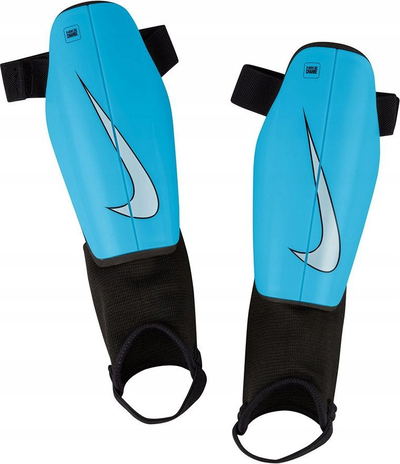 Mbrojtëse këmbe Nike Charge DX4610 420, për futboll, me shirit ngjitës, blu