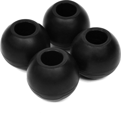 Set këmbësh top Helinox Ball Feet, 55mm, 4 copë, ngjyrë e zezë