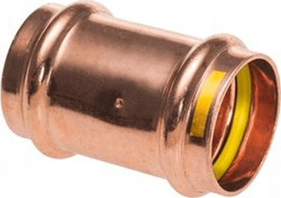 Фитинг бакарен за гас V-Press, 22mm, две излези женски