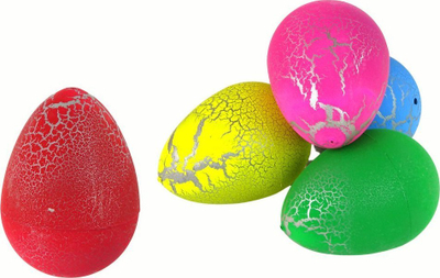 Lodër vezë dinosauri Dino Egg, 7.5 cm, që rritet në ujë, me shumë ngjyra