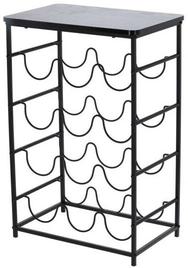 Raft vere Home Styling Collection, metal, 12 shishe, 40 x 26 x 60 cm, i zi