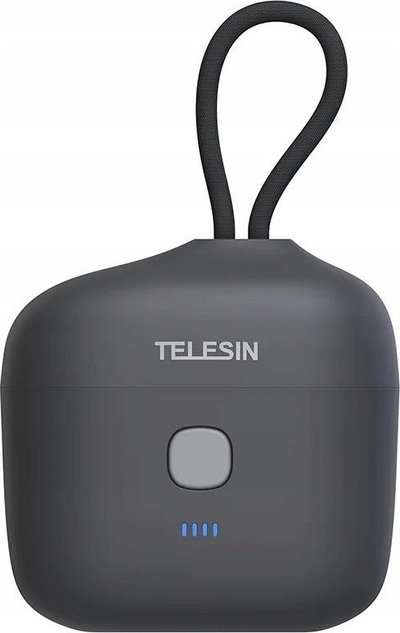 Karikues me power bank Telesin TE-WMB-001, për 3 Rode Wireless GO GO II, 4000mAh, i zi