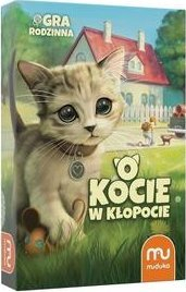 Lojë tavoline Muduko About a Cat in Trouble, për familje, bashkëpunuese