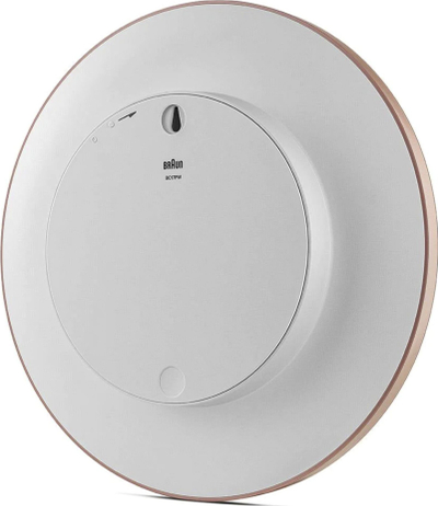 Orë murale Braun BC 17 PW, 30cm, radio DCF77, rozë bardhë