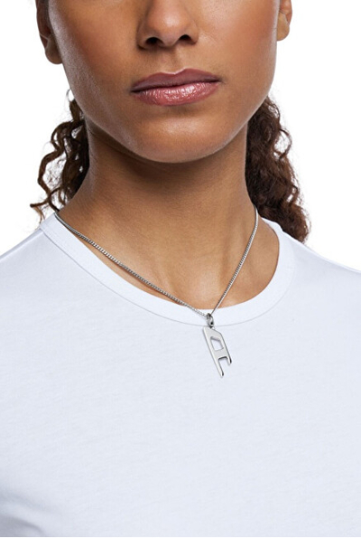 Varëse unisex Diesel D Logo DX1625040, e argjendtë