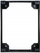 Plintë për kabinet qëndrus Pulsar RAC168M, 100 mm, 600x800 mm, e zezë
