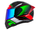 Helmeta moto Cassida Aero Drome, full face, polikarbonat, gri e zezë