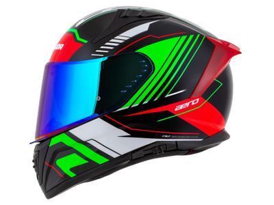 Helmeta moto Cassida Aero Drome, full face, polikarbonat, gri e zezë