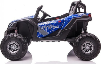 Makina elektrike për fëmijë UTV MX Blue Spider, 2 vende, me telekomandë, blu