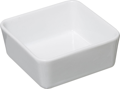 Set servirjeje Secret de Gourmet Snack Set On A Base, 5 tasa, porcelan, i bardhë