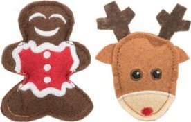 Lodra për mace Trixie Xmas, set 6 copë, tekstil, shumëngjyrëshe