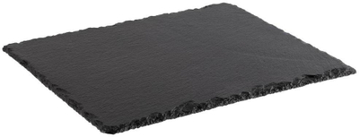 Tabaka guri Olympia Natural Slate GN 1/2, për buffet, e zezë