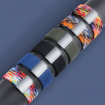 Rrip stofi për Apple Watch, 42/44/45/49 mm, bardh e zi