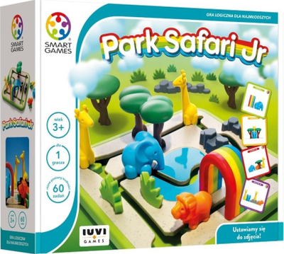 Loja logjike SmartGames Safari Park Jr, 60 sfida, 3+