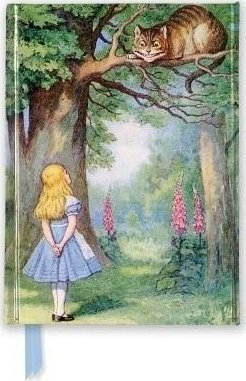 Ditari xhep John Tenniel Alice dhe Macja Cheshire, me shkëlqim, shumëngjyrësh