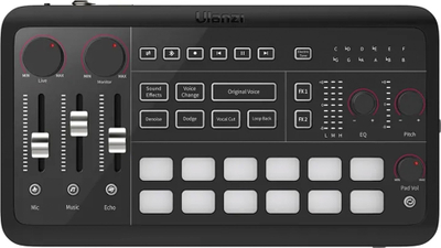 Audio interfejs Ulanzi Ucaster AX01, DSP, 48V phantom, i zi
