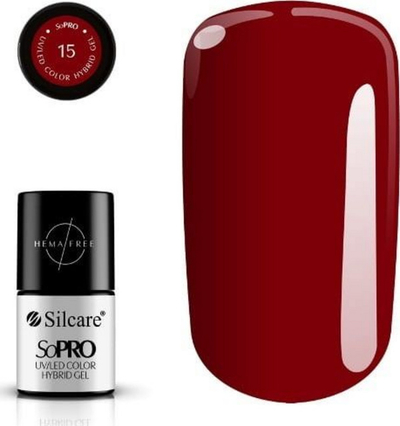 Llak hibrid për thonj Silcare SoPro, nr. 15, 7g