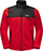 Jakne fleece Jack Wolfskin DNA Grizzly FZ M, Polartec 300, me zinxhir komplet, e kuqe me të zezë