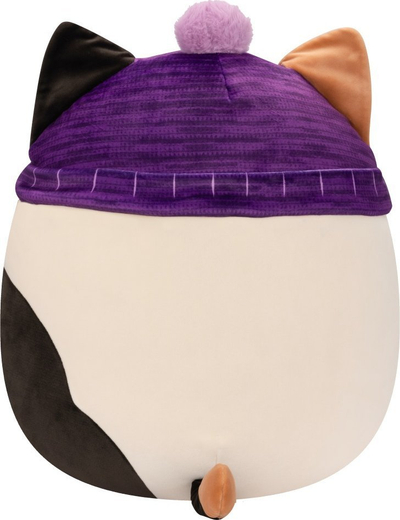 Lodër pellushi Squishmallows Cam, macja calico, 16\", rreth 40 cm, lejla krem