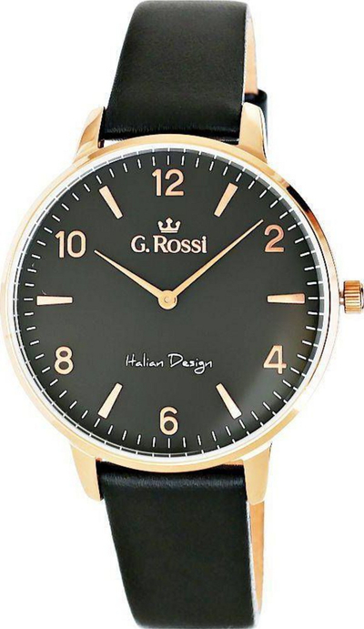 Orë dore për femra G.Rossi 12177A6-1A3, e zezë/artë